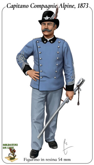 Capitano Compagnie Alpine 1873