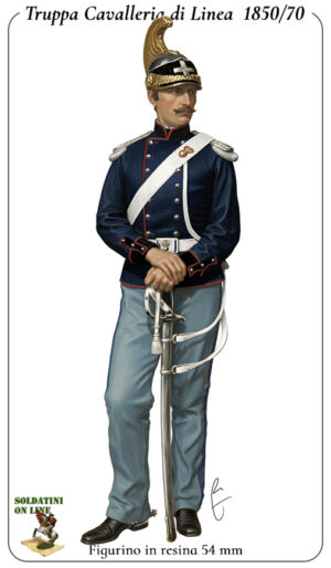 Truppa Cavalleria di Linea 1850/1870