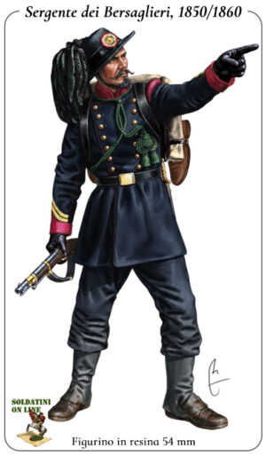 Sergente dei Bersaglieri 1850/1860